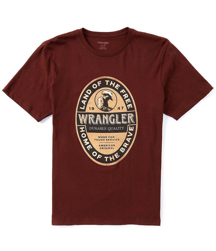 Wrangler® Short Sleeve Land Of The Free Graphic T-Shirt Product Image