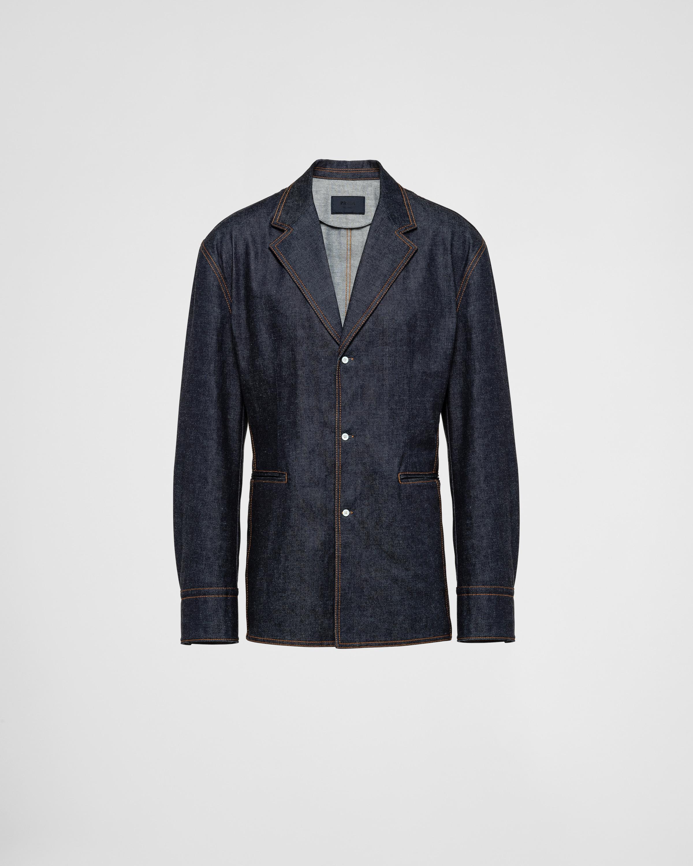 Single-breasted denim jacket product image