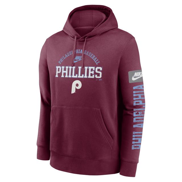 Philadelphia Phillies Cooperstown Splitter Club Menâs Nike Men's MLB Pullover Hoodie Product Image