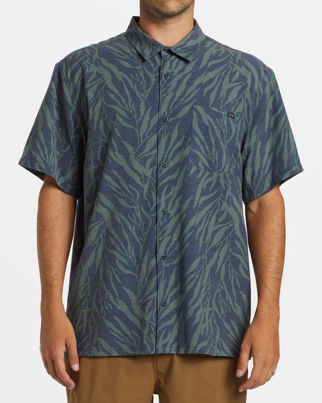 A/Div Surftrek Trail Short Sleeve Shirt - Dusty Navy Male Product Image