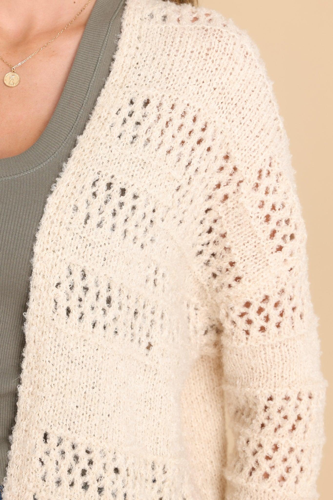 Making Room For You Ivory Cardigan Product Image