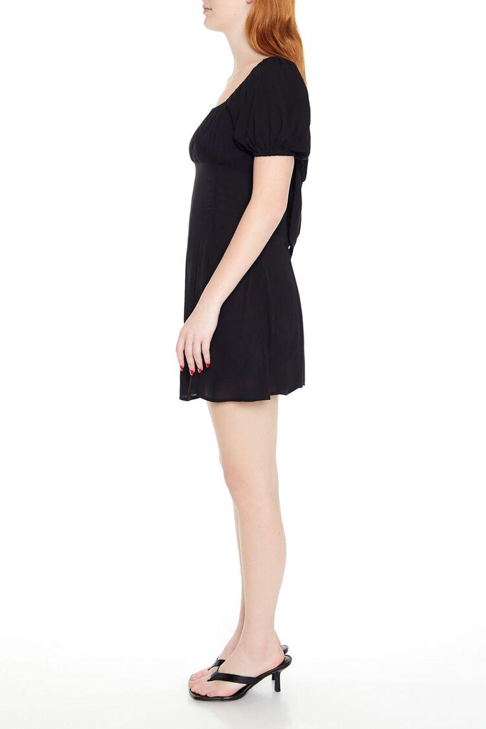 Puff-Sleeve Babydoll Mini Dress | Forever 21 Product Image