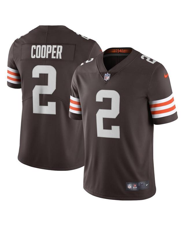 Mens Nike Amari Cooper Brown Cleveland Browns Vapor Limited Jersey - Brown Product Image