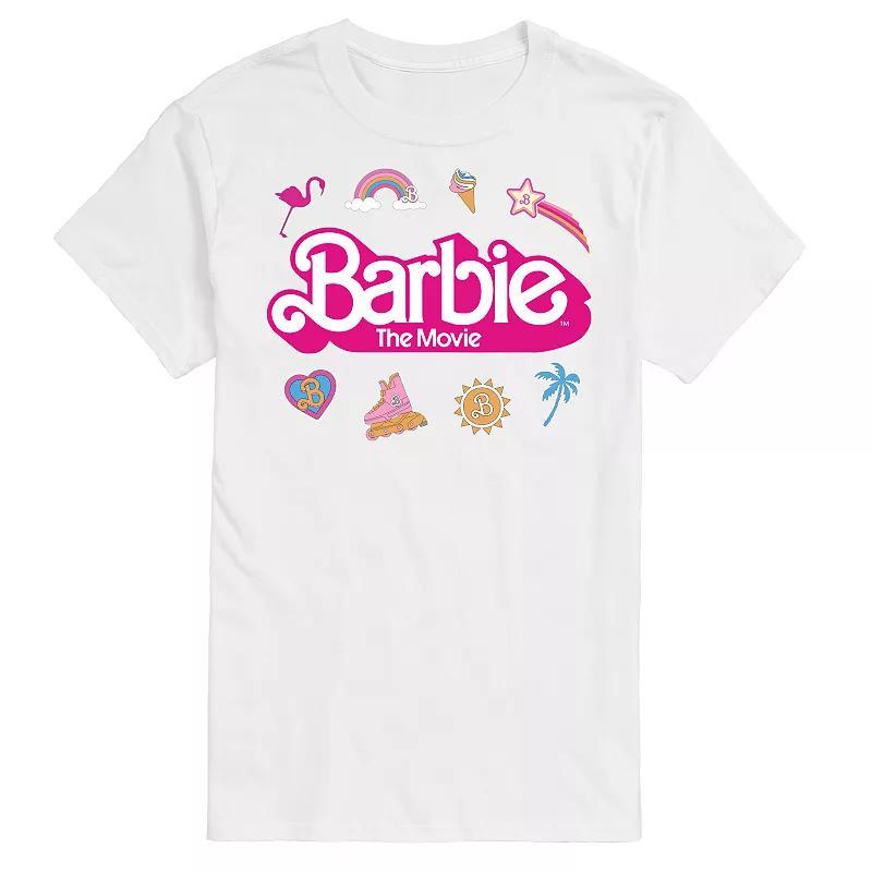 Big & Tall Barbie The Movie Theatrical Movie Logo Graphic Tee, Mens Product Image