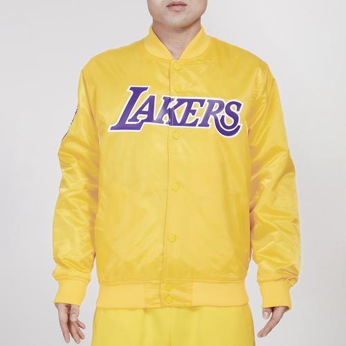 Pro Standard Mens Lakers Big Logo Satin Jacket Product Image