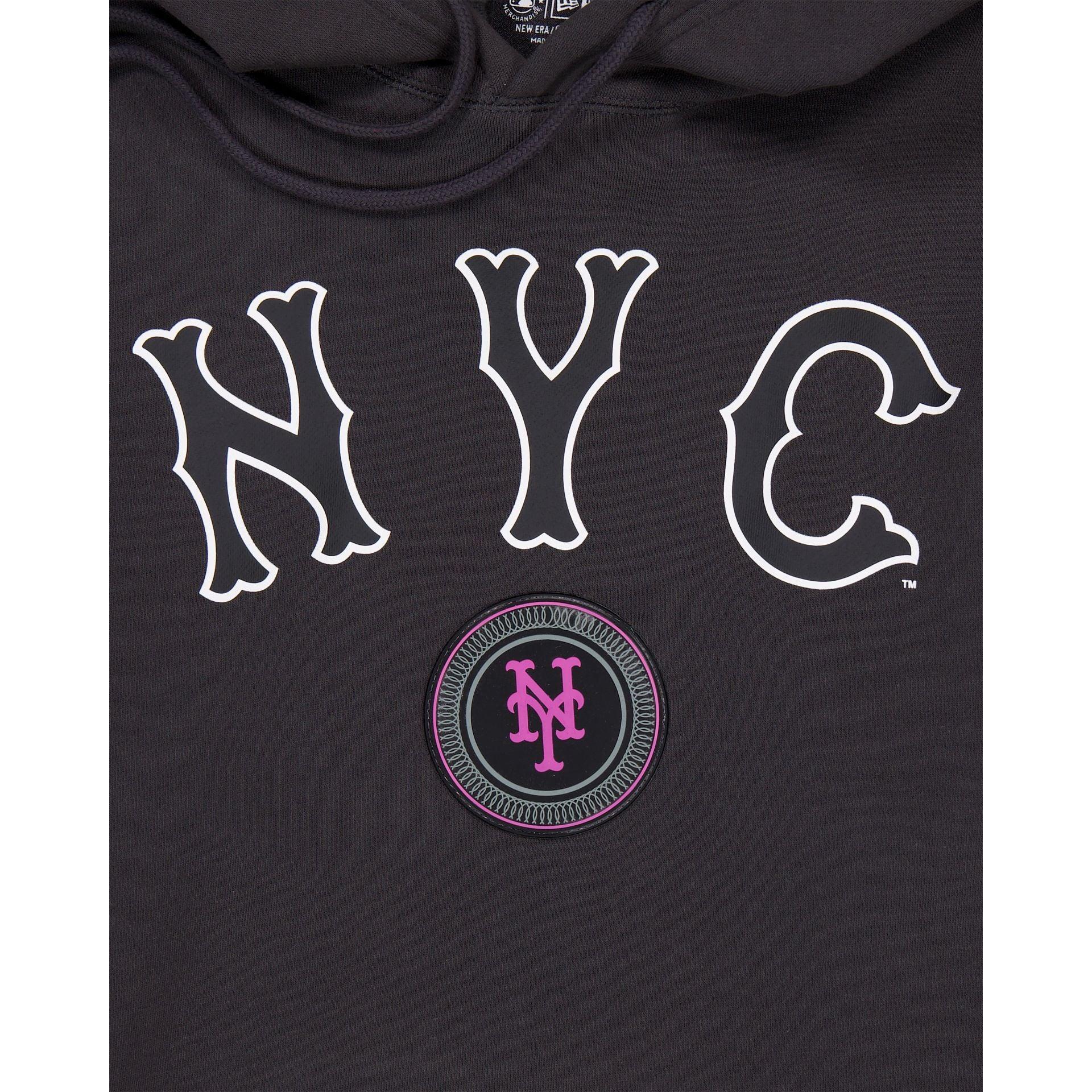 New York Mets City Connect Black Hoodie Male Product Image