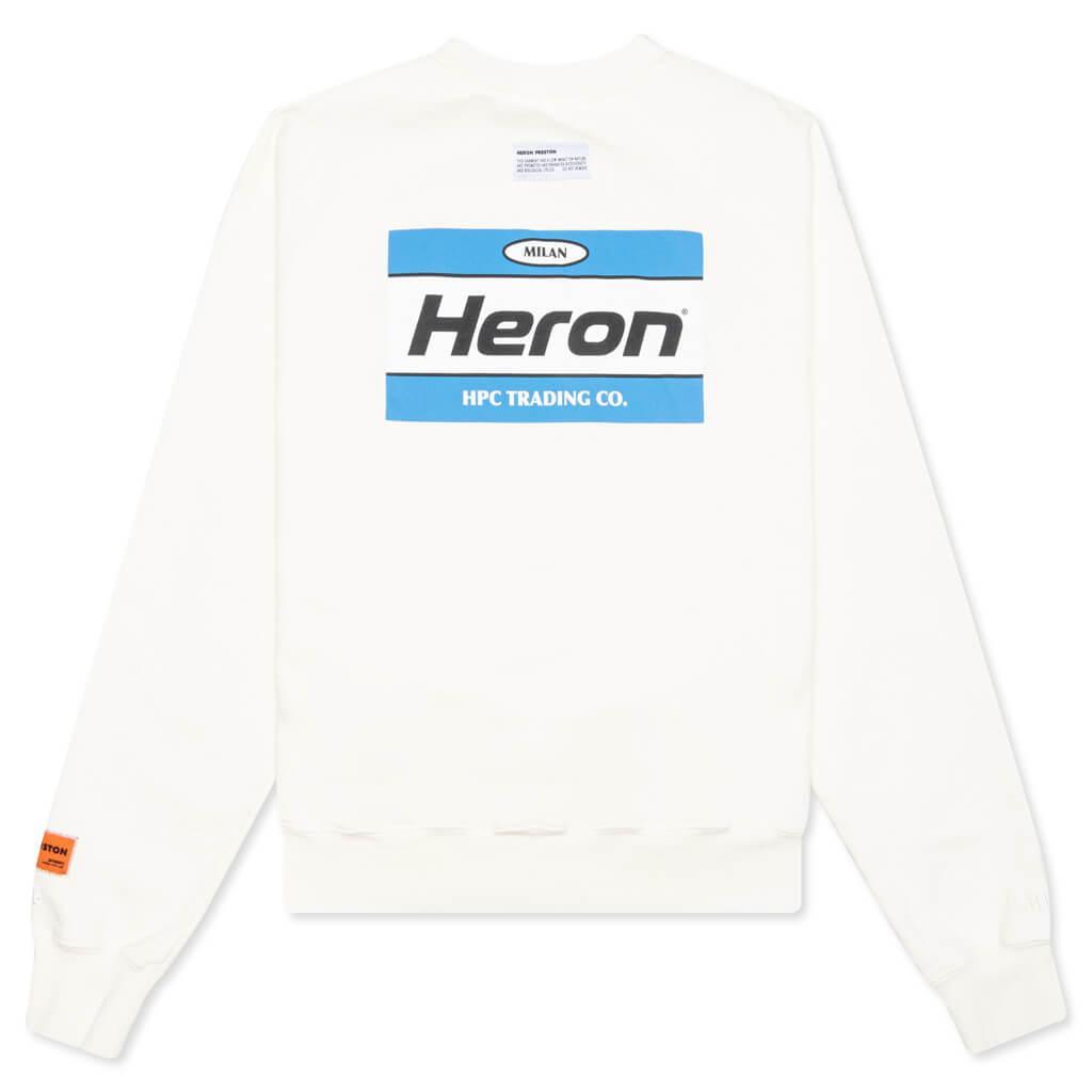 Heron Gum Crewneck - Cream/Light Blue Male Product Image