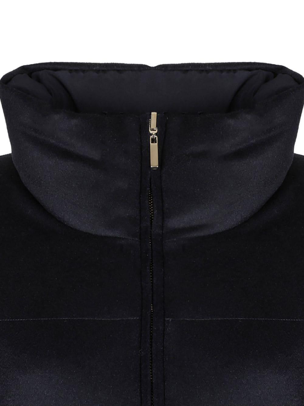 MAX MARA High-neck Puffer Coat In Black Product Image