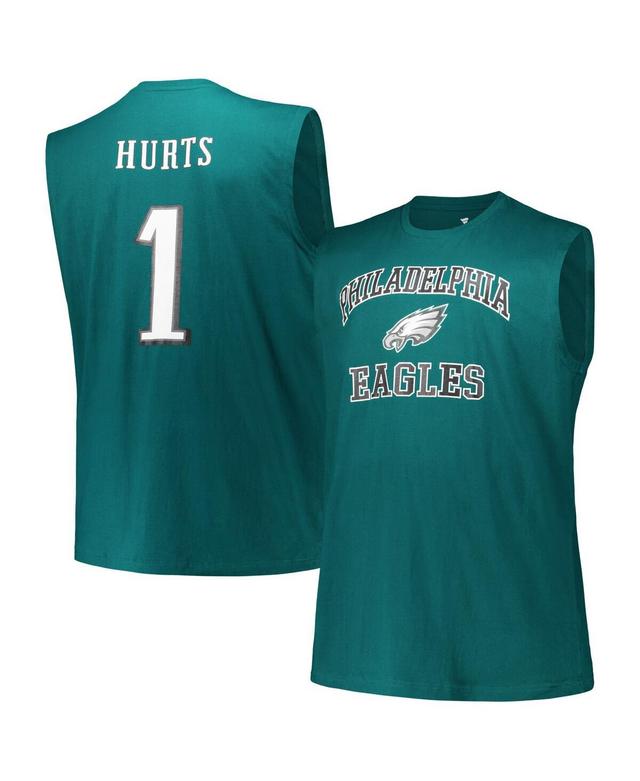 Fanatics Mens Jalen Hurts Midnight Green Philadelphia Eagles Big Tall Muscle Tank Top Product Image