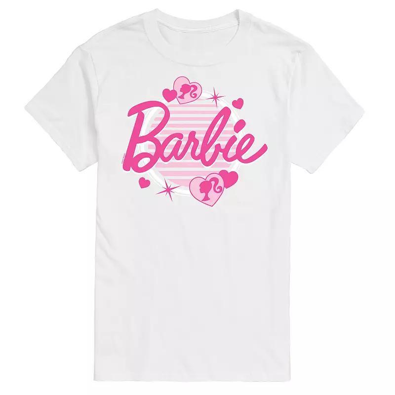 Big & Tall Barbie Glam Graphic Tee, Mens Product Image