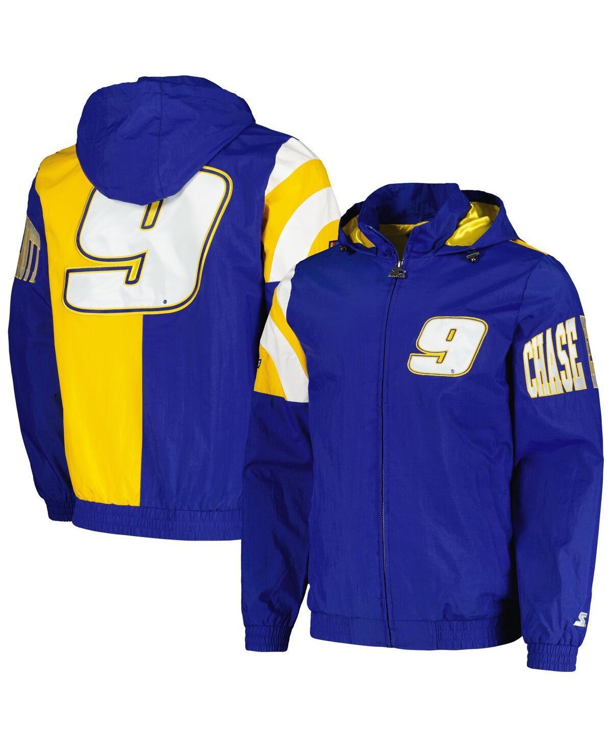 Mens Starter Royal Chase Elliott Red Zone Full-Zip Jacket Product Image