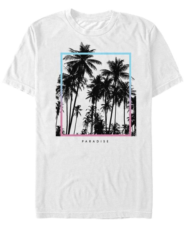 Mens Paradise Palms Neon Poster Tee Product Image