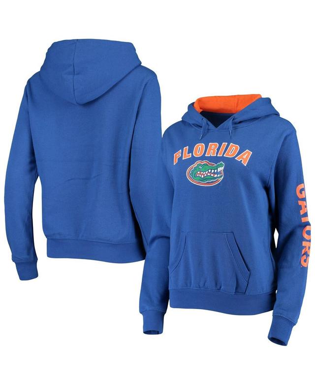 Womens Colosseum Royal Florida Gators Loud and Proud Pullover Hoodie Product Image