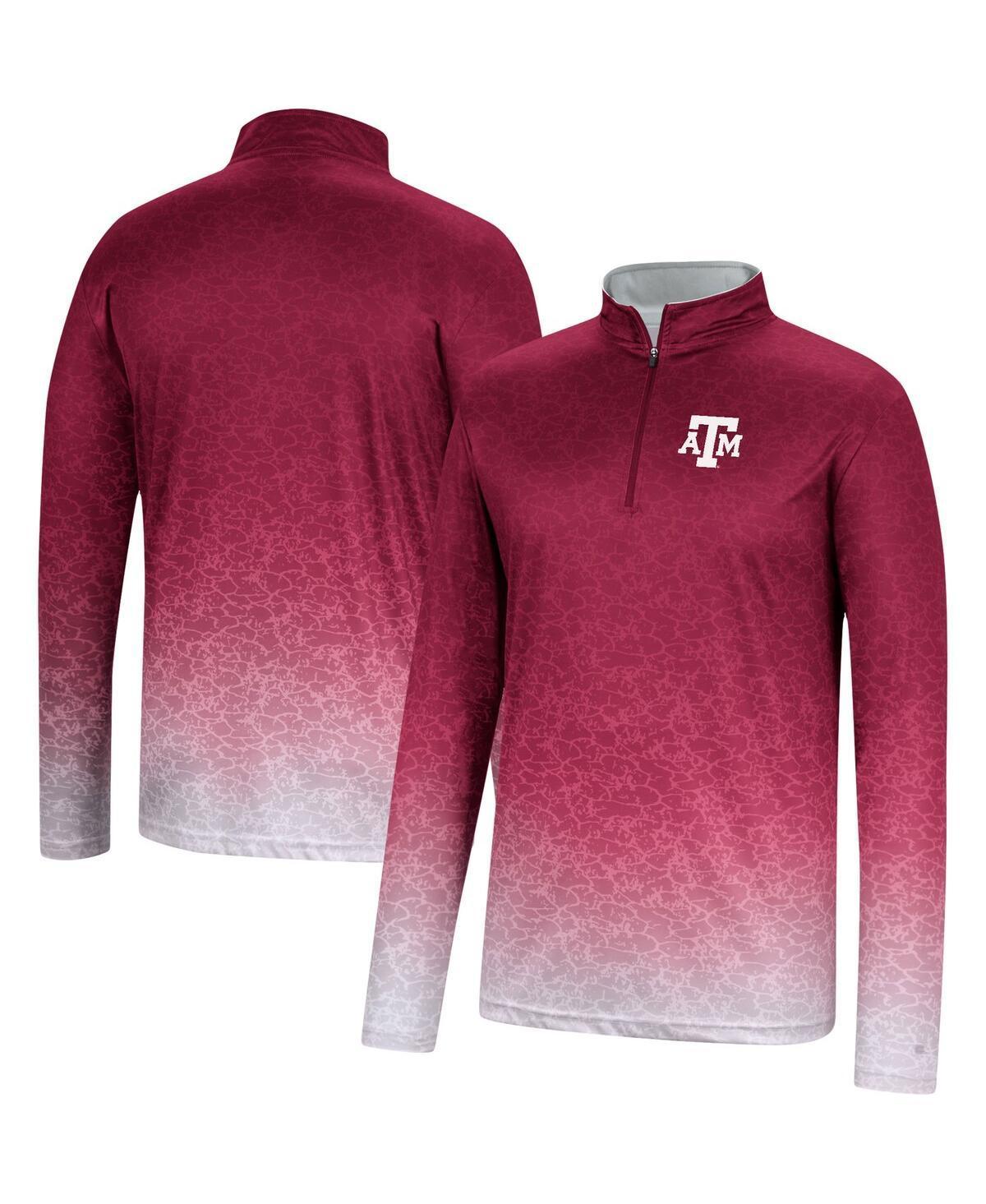 Mens Colosseum Maroon Texas A&M Aggies Walter Quarter-Zip Windshirt Product Image