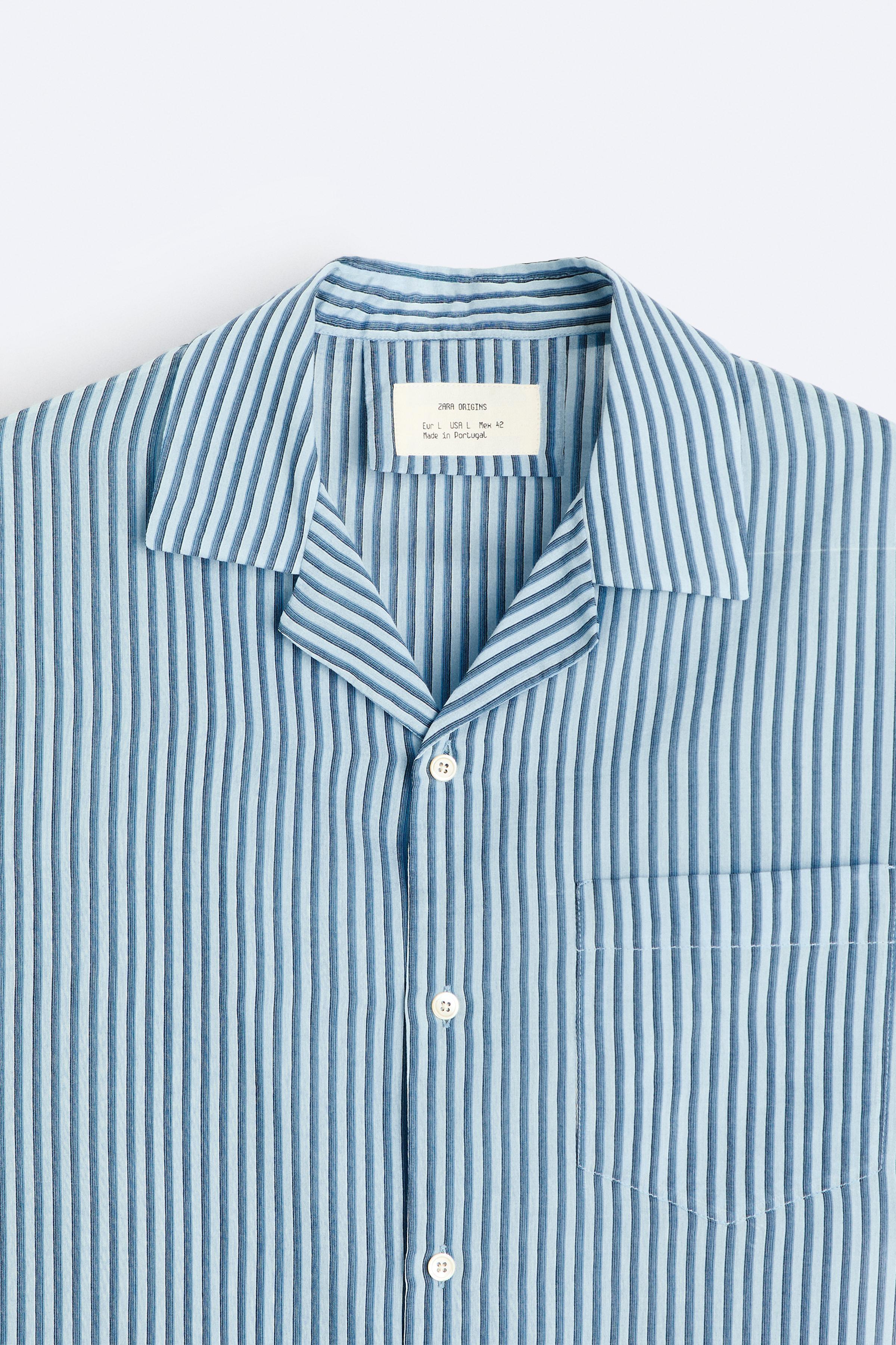 SILK - COTTON STRIPED SHIRT Product Image