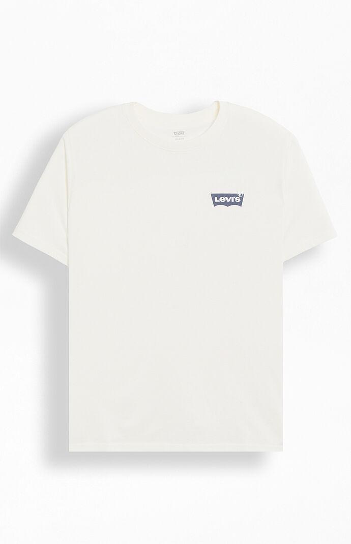 Levis Mens Relaxed-Fit Archival Western Wagon Logo Graphic T-Shirt Product Image