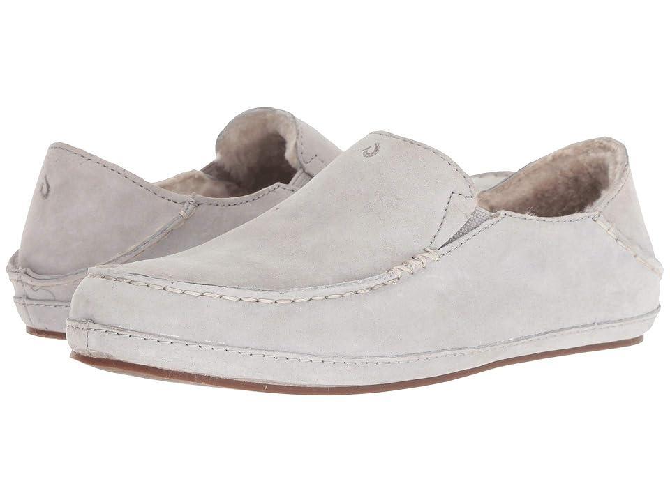 OluKai Women's Nohea Slipper - 6 - Pale Grey / Pale Grey Product Image