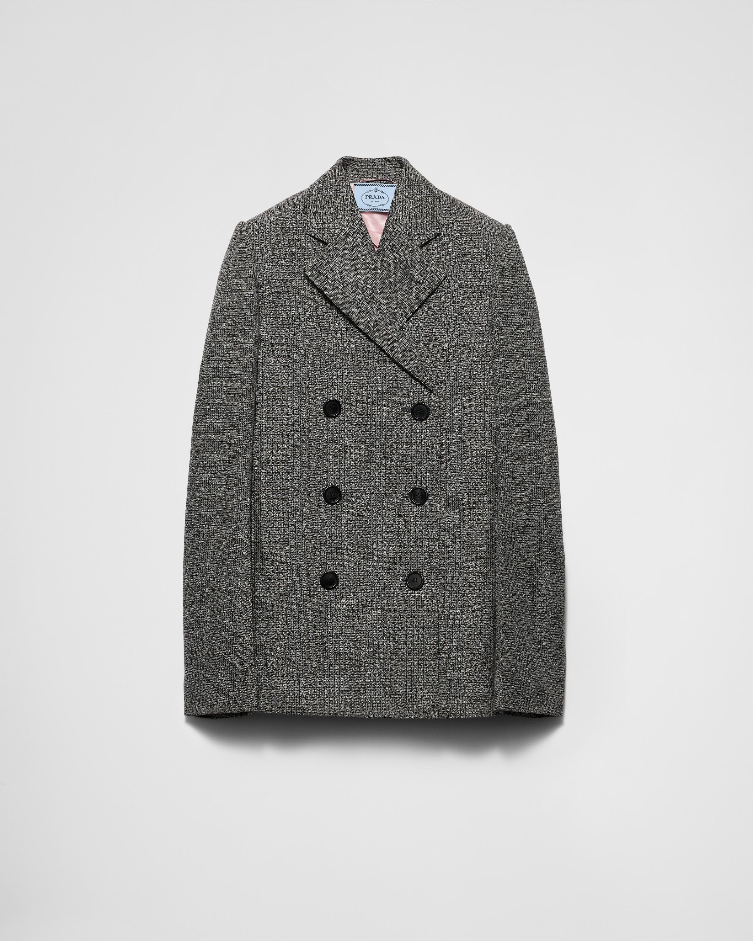 Double-breasted Prince of Wales checked jacket Product Image