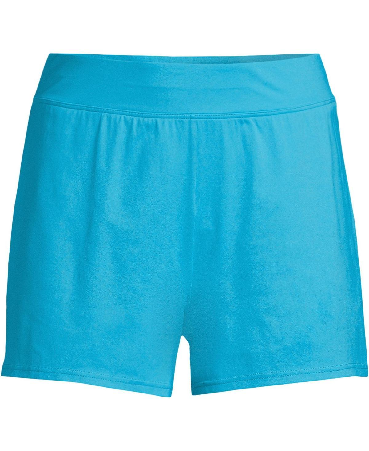 Womens Lands End 3 Chlorine Resistant Smoothing Control Swim Shorts Product Image