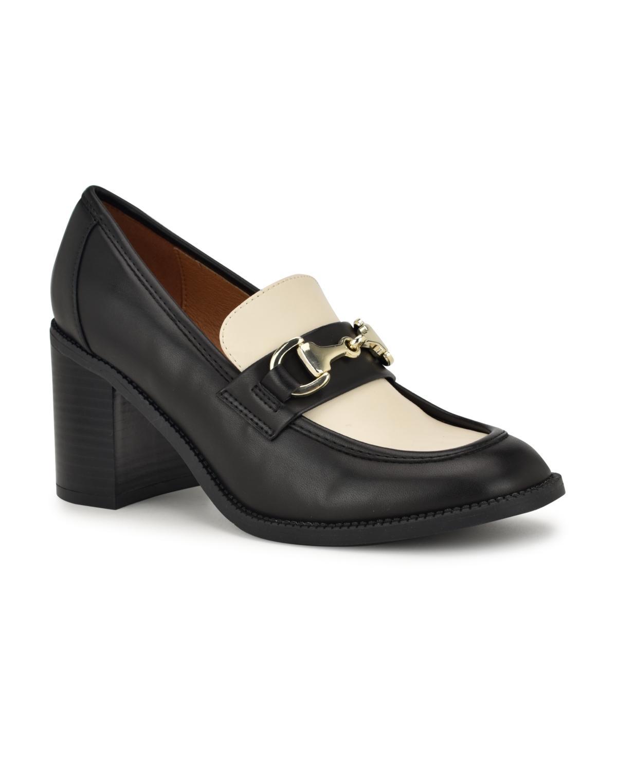 Nine West Koolo Womens Block Heel Loafers Product Image