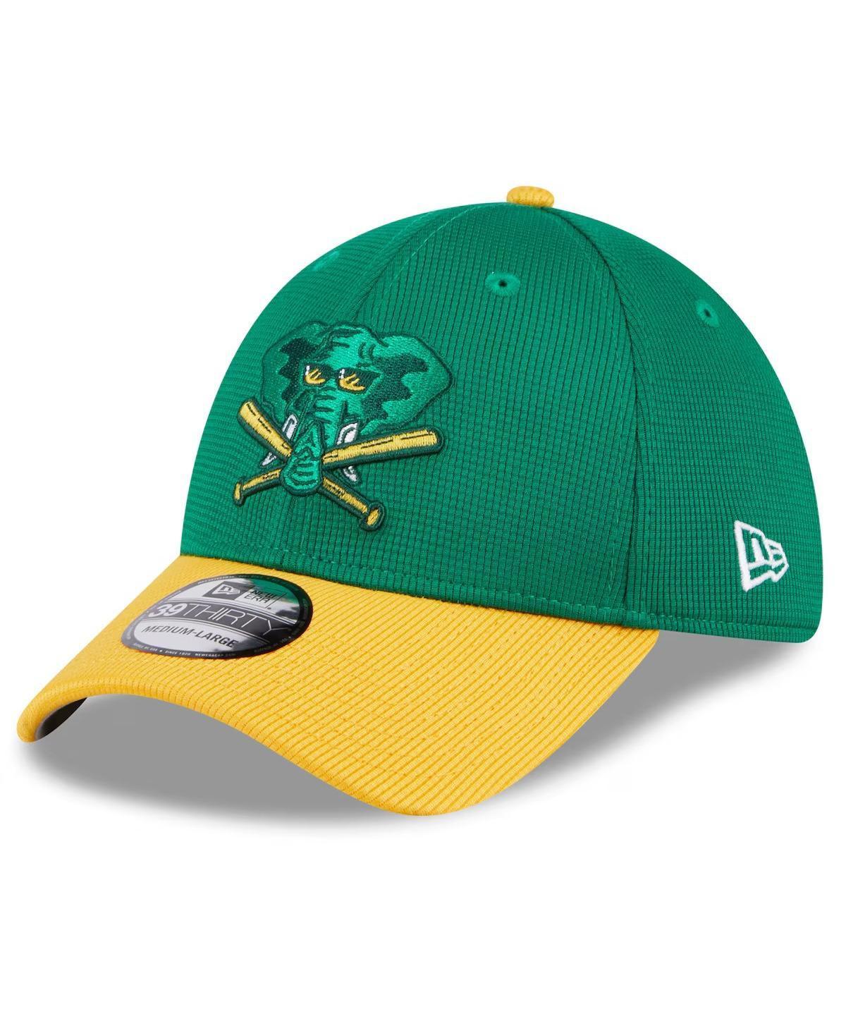 Mens New Era Kelly Oakland Athletics 2024 Batting Practice 39THIRTY Flex Hat Product Image