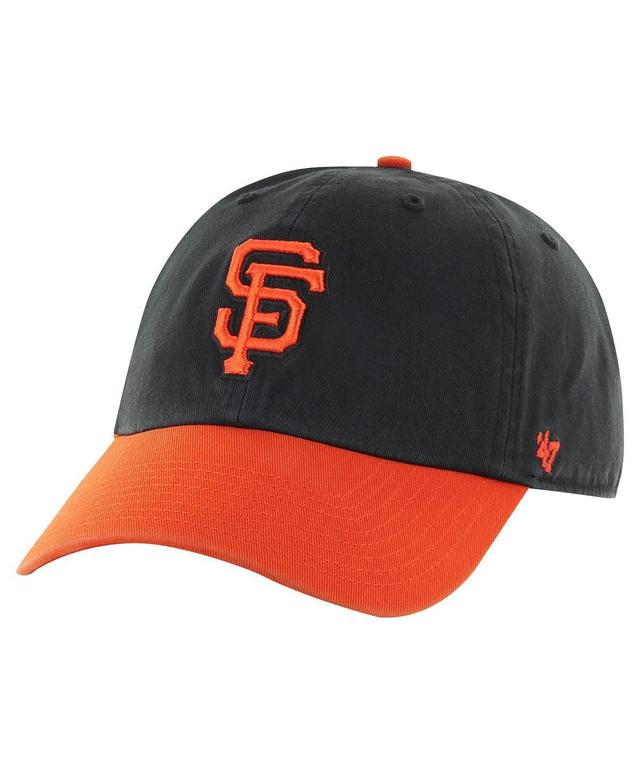 Mens 47 /Orange San Francisco Giants Clean Up Adjustable Hat Product Image