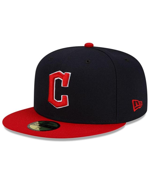 Mens New Era Navy Cleveland Guardians Authentic Collection On-Field 59FIFTY Fitted Hat - Navy Product Image