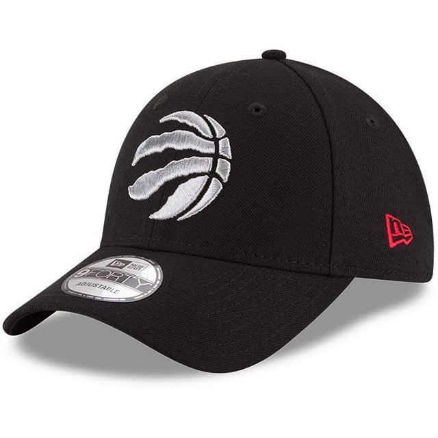 Mens New Era Black Toronto Raptors Official Team Color 9FORTY Adjustable Hat Product Image