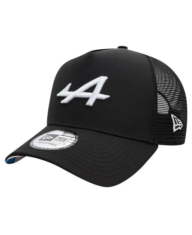 New Era Mens Black Alpine Endurance Logo Trucker Adjustable Hat Product Image