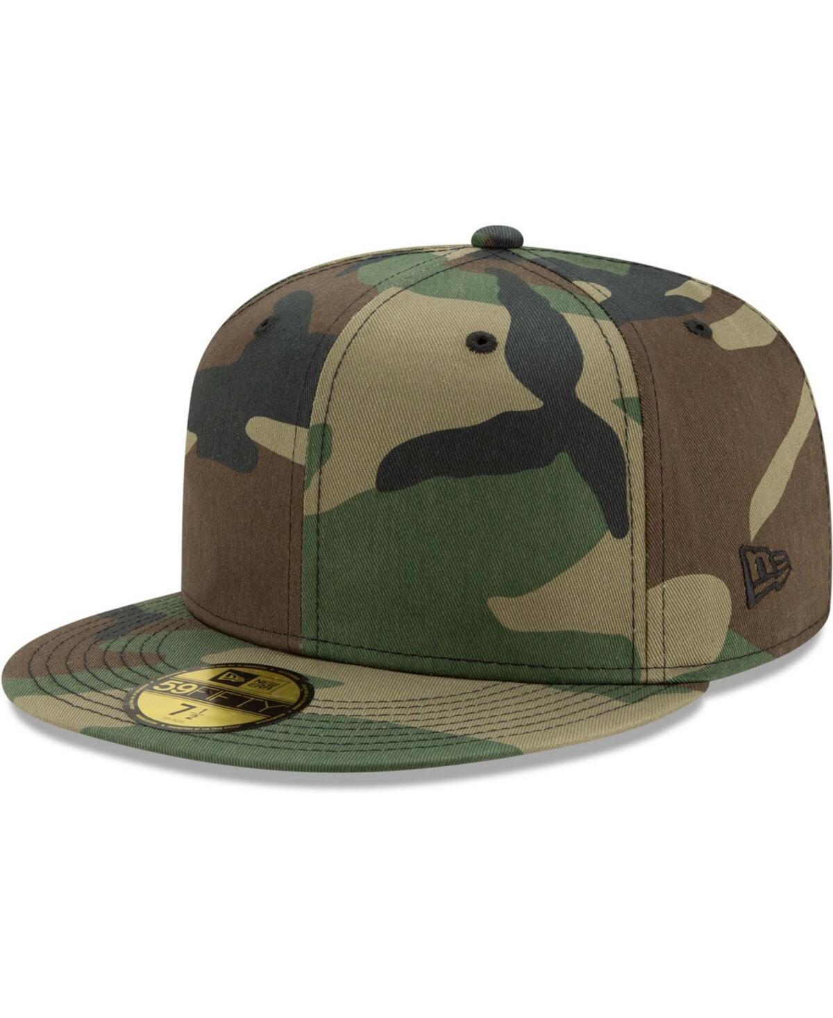 Mens New Era Camo Blank 59FIFTY Fitted Hat Product Image