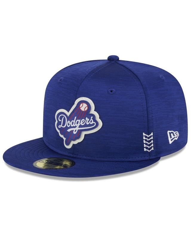 Mens New Era Royal Los Angeles Dodgers 2024 Clubhouse 59FIFTY Fitted Hat Product Image