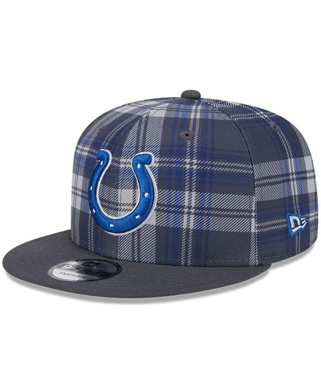 New Era Mens Gray Indianapolis Colts 2024 Sideline Statement 9FIFTY Snapback Hat - Gray Product Image