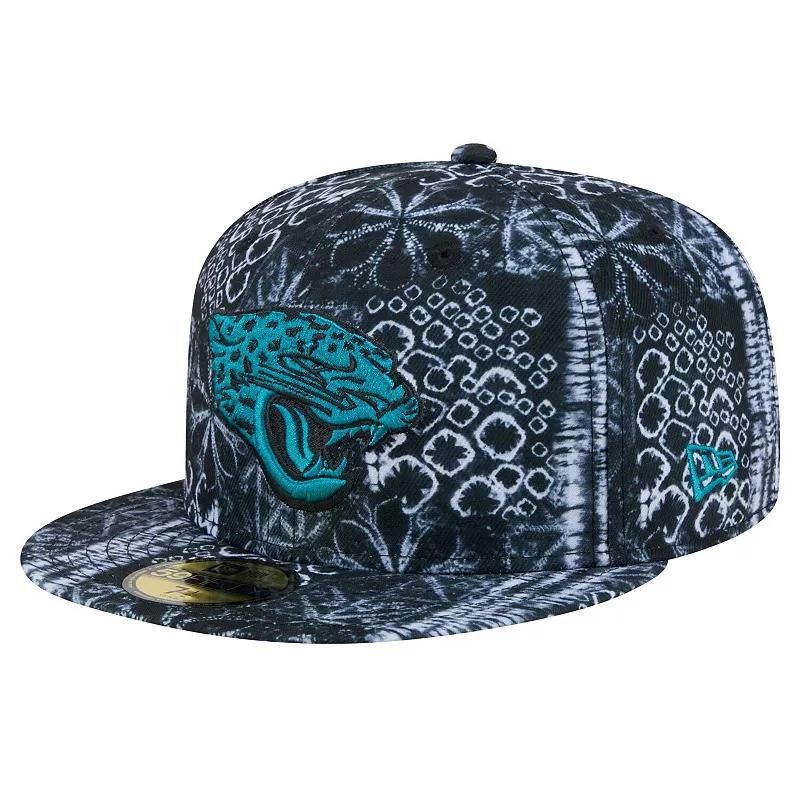 New Era Mens Black Jacksonville Jaguars Shibori 59Fifty Fitted Hat Product Image