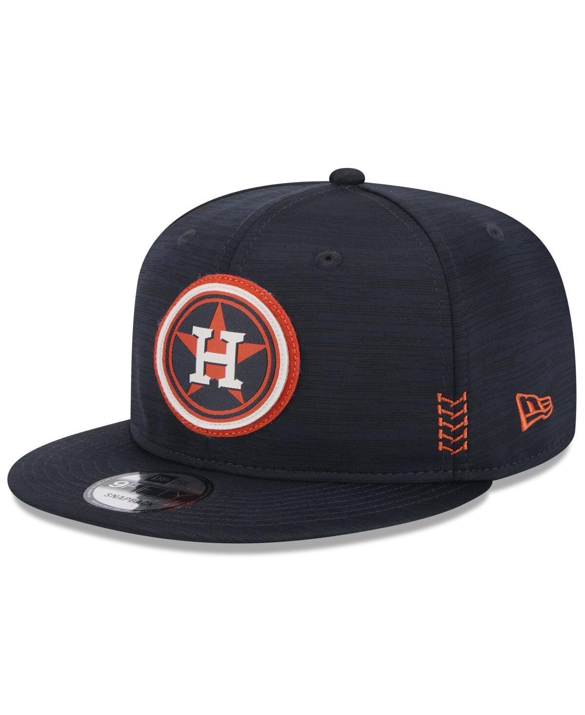 Mens New Era Houston Astros 2024 Clubhouse 9FIFTY Snapback Hat, Blue Product Image