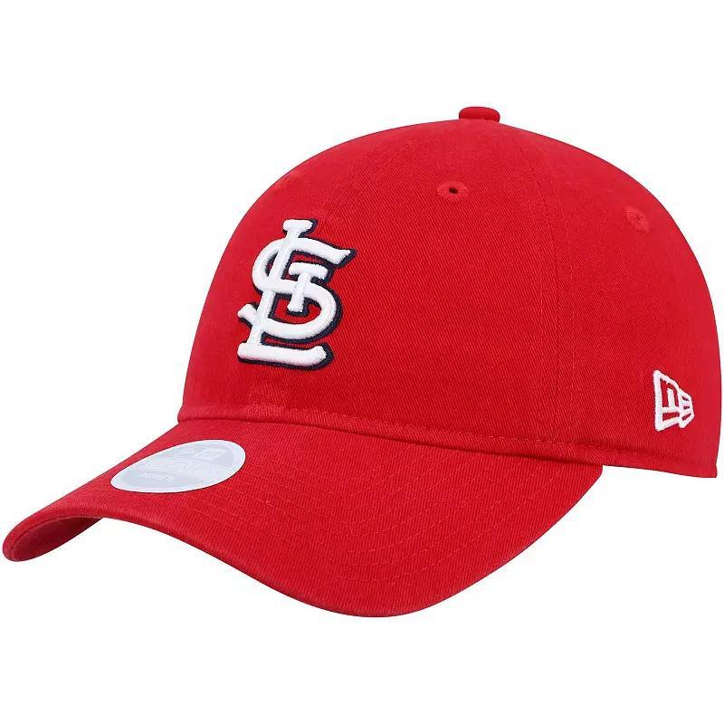 Womens New Era St. Louis Cardinals Team Logo Core Classic 9TWENTY Adjustable Hat product image