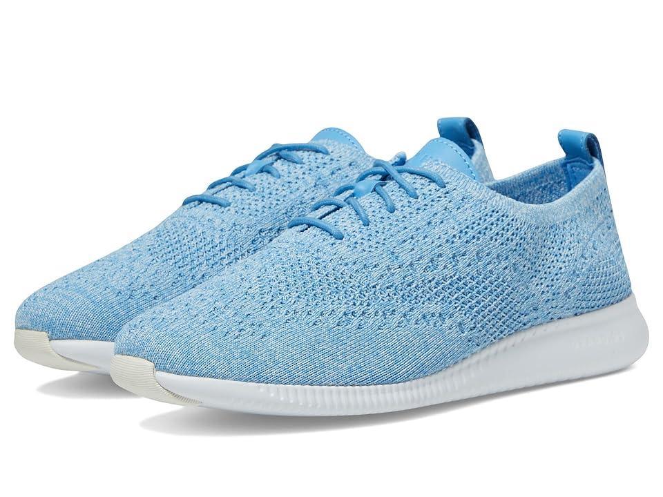 Cole Haan 2.Zerogrand Stitchlite Oxford (Azure /Oxford Pretwisted Knit/Optic White) Women's Shoes Product Image