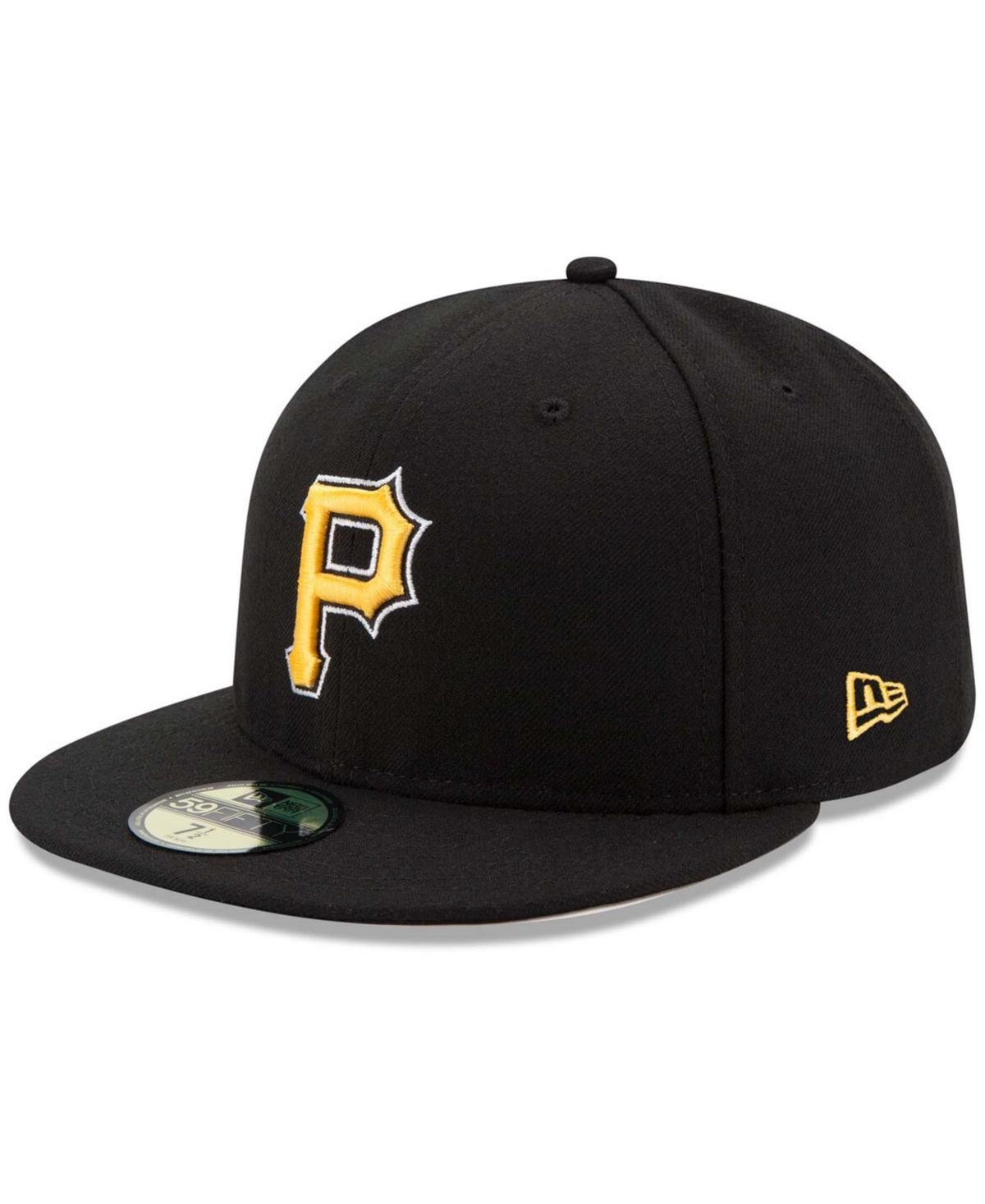 Mens New Era Black Pittsburgh Pirates Alternate Authentic Collection On-Field 59FIFTY Fitted Hat Product Image