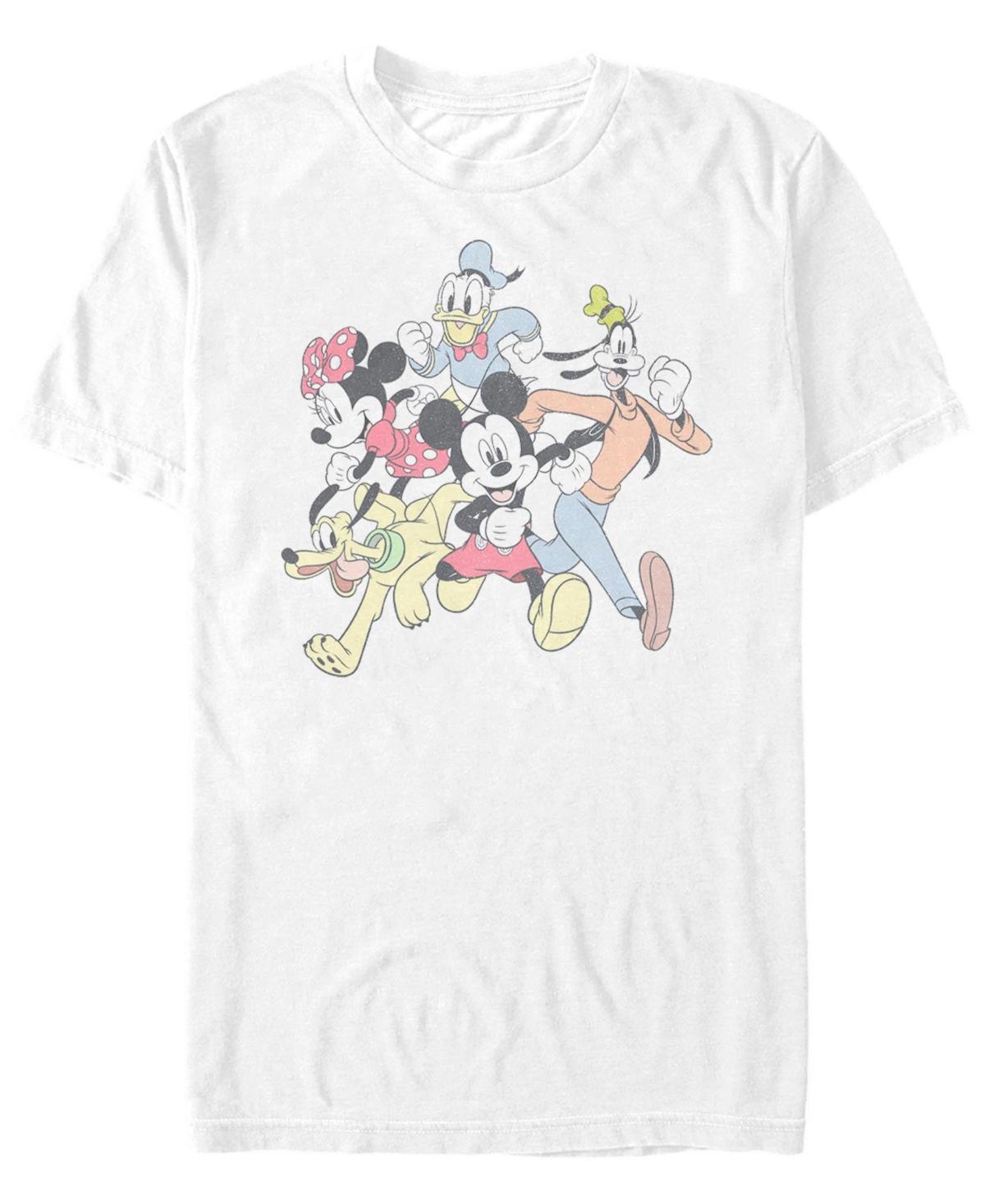 Disneys Mickey & Friends Group Shot Running Portrait Mens Tee Product Image