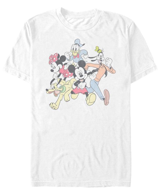 Disneys Mickey & Friends Group Shot Running Portrait Mens Tee Product Image