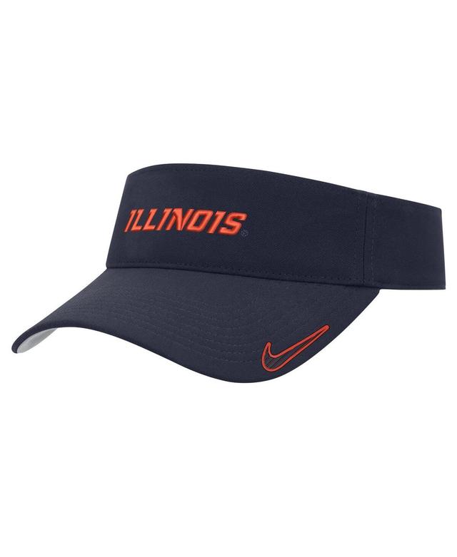 Mens Nike Illinois Fighting Illini 2024 Sideline Ace Performance Adjustable Visor, Blue Product Image