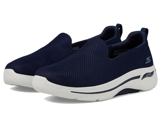 SKECHERS Performance Go Walk Arch Fit (Navy/White) Women's Shoes Product Image