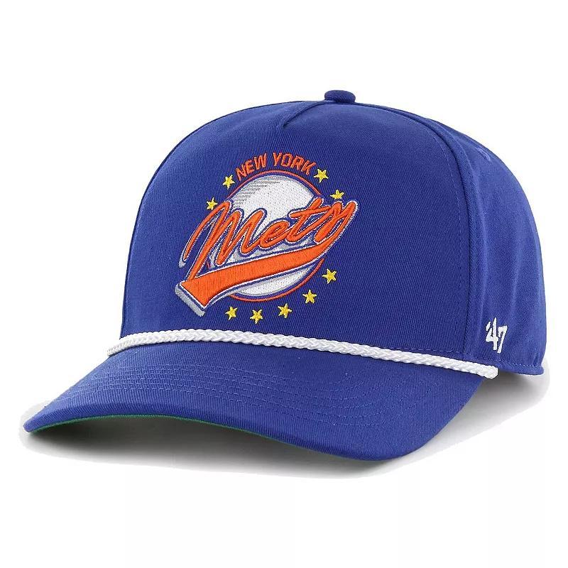 Mens 47 Royal New York Mets Wax Pack Collection Premier Hitch Adjustable Hat Product Image