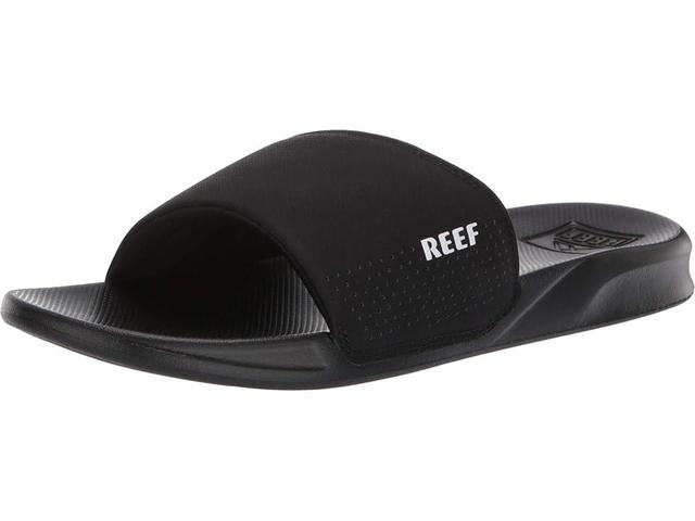 REEF One Mens Slide Sandals Black Product Image