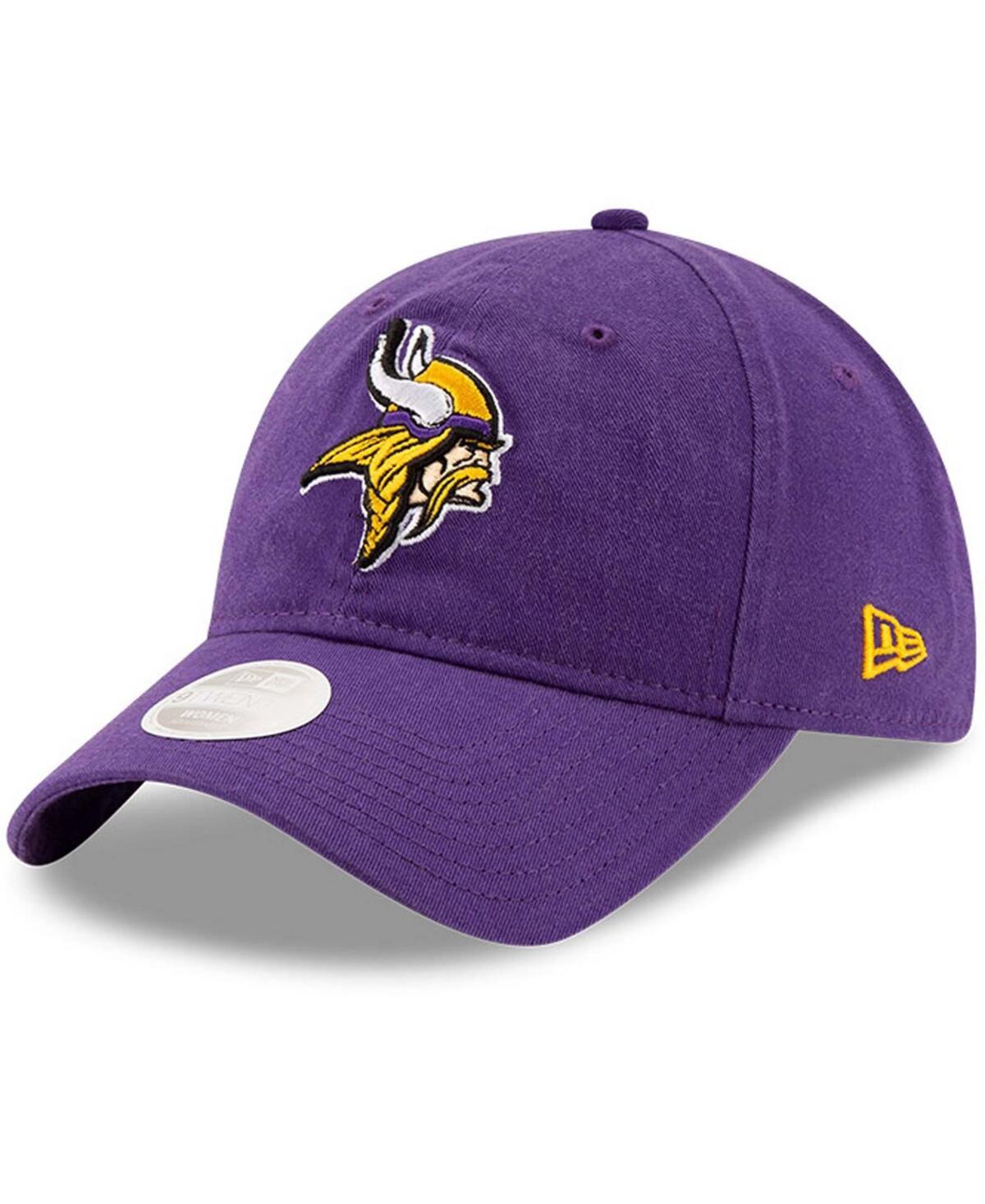 Womens New Era Minnesota Vikings Core Classic Primary 9TWENTY Adjustable Hat Product Image