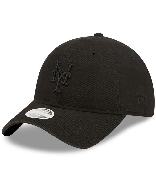 Womens New Era New York Mets Black Core Classic Ii 9TWENTY Adjustable Hat - Black Product Image