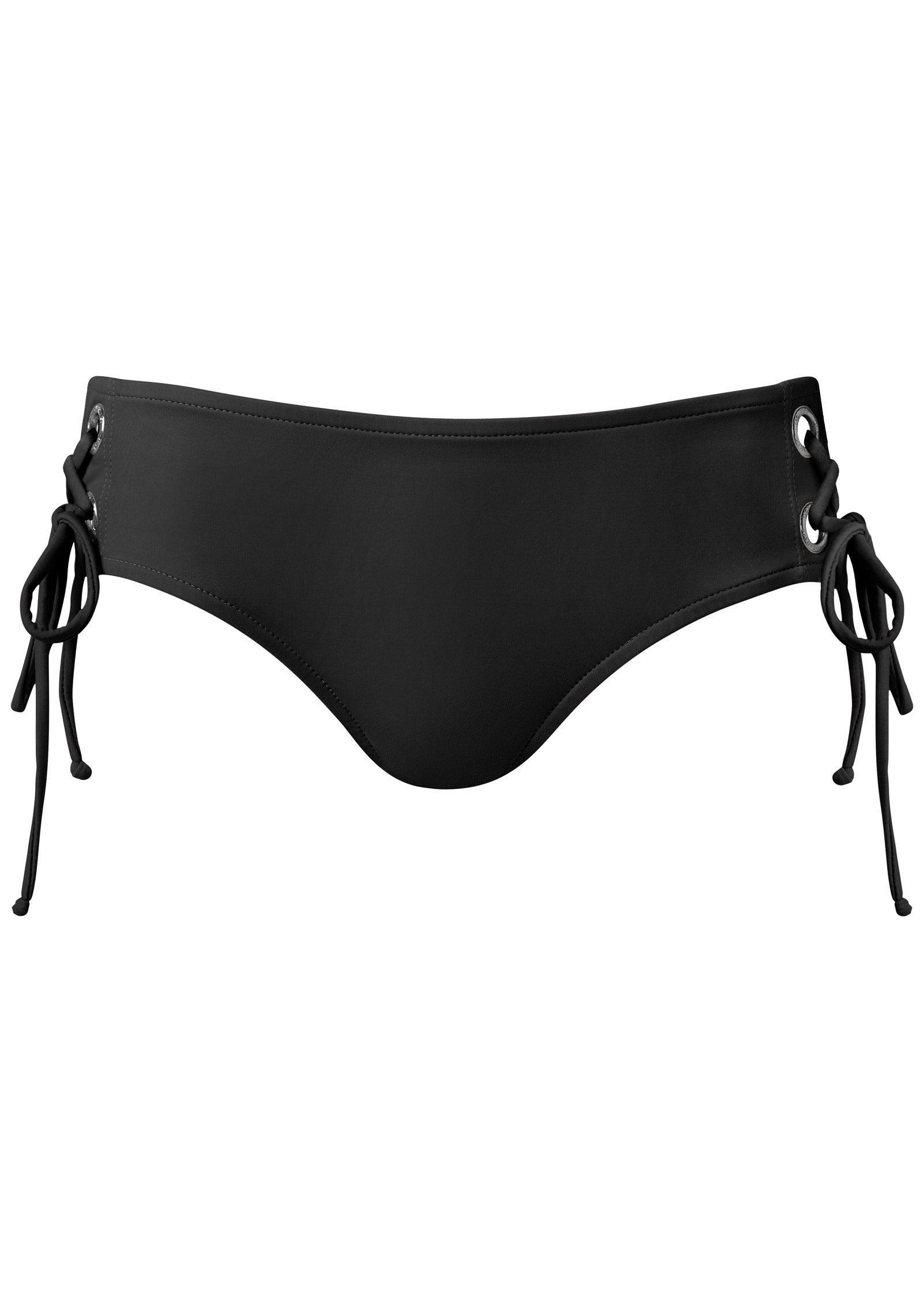 Grommet Mid-Rise Bottom - Black Beauty Product Image