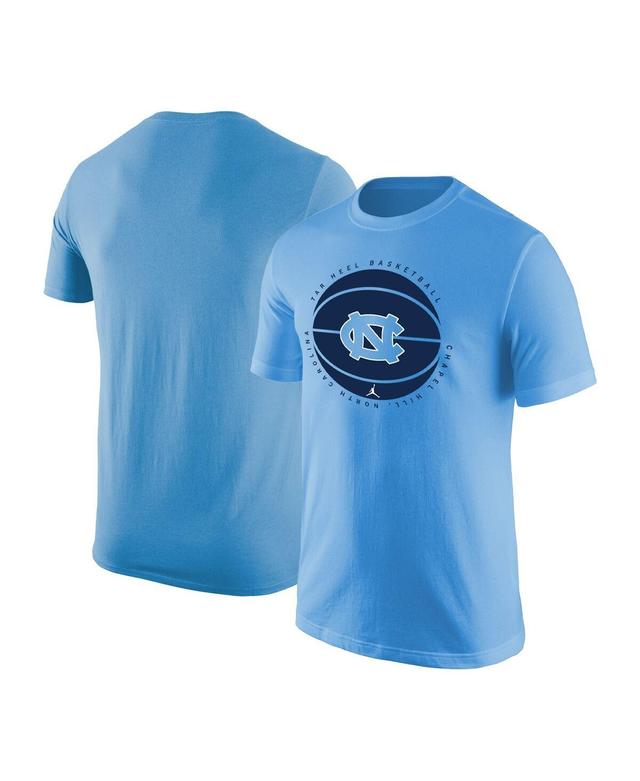 Mens Jordan Carolina Blue North Carolina Tar Heels Basketball Logo T-shirt Product Image