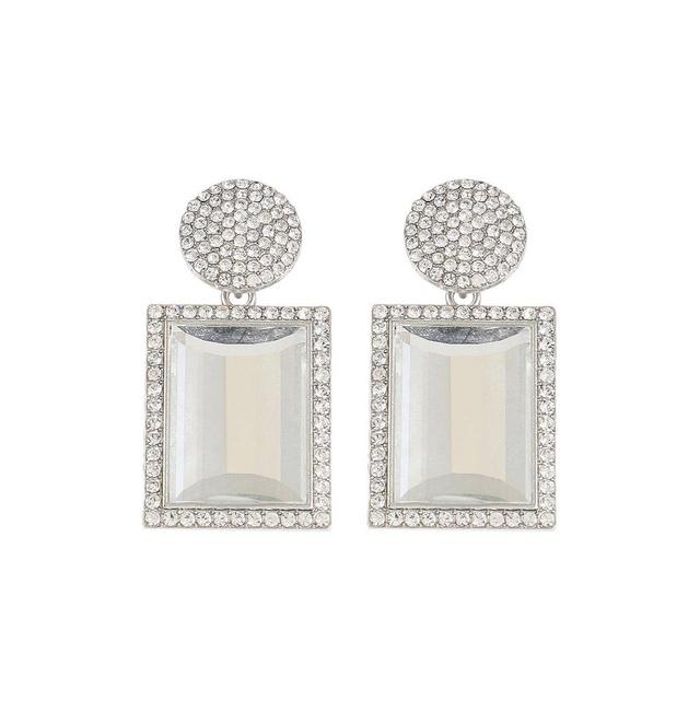 Sohi Womens Stone Drop Earrings Product Image