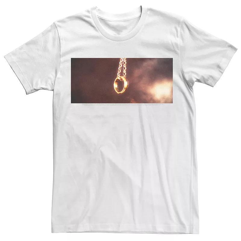 Mens The Lord Of The Rings Dangling Ring Panel Tee Product Image