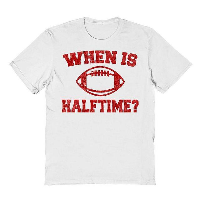 Adult When Is Halftime Graphic Tee, Mens Product Image